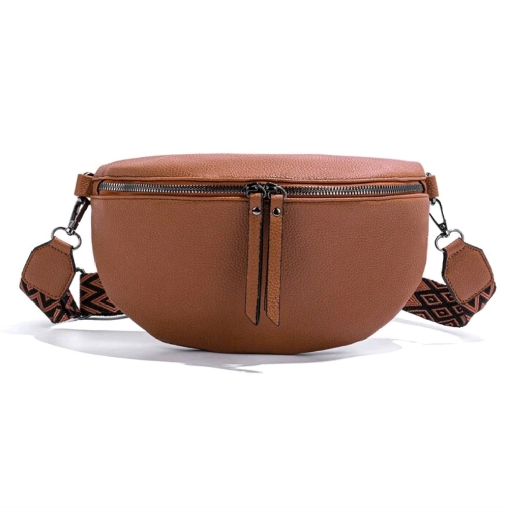 Boho Soft Faux Leather crossbody bag - Picture 2 of 6